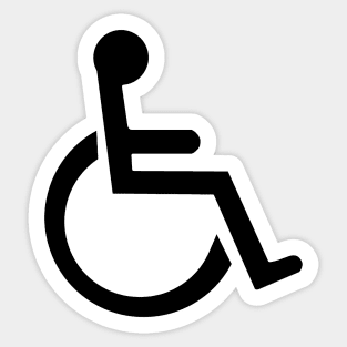 Whelchair Sign Sticker